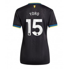 Manchester United Leny Yoro #15 Tredjetrøje Dame 2025-26 Kortærmet